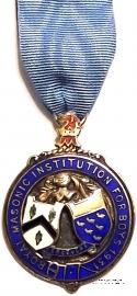 Знак RMIB 1931. STEWARD ROYAL MASONIC INSTITUTION FOR BOYS.  – Королевский Масонский институт для мальчиков.