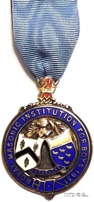 Знак RMIB 1931. STEWARD ROYAL MASONIC INSTITUTION FOR BOYS.  – Королевский Масонский институт для мальчиков.
