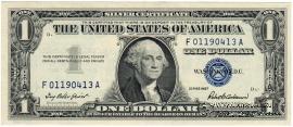 1 доллар США 1957 г. (One Dollar)