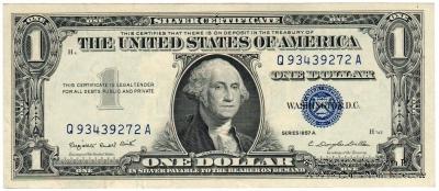 1 доллар США 1957 г. (One Dollar)