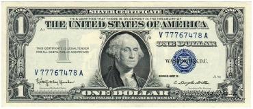 1 доллар США 1957 г. (One Dollar)