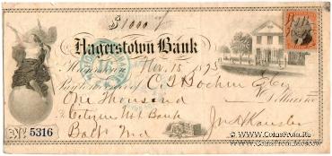 Банковский чек 1873 г.