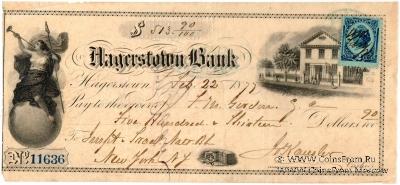 Банковский чек 1877 г.