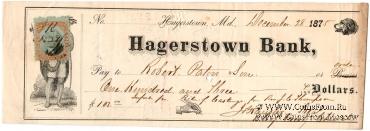 Банковский чек 1875 г.