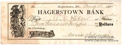 Банковский чек 1875 г.