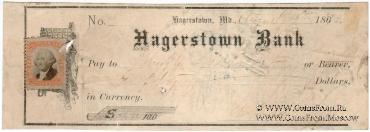 Банковский чек 1872 г.