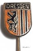 Значок Дрезден ГДР. Германия