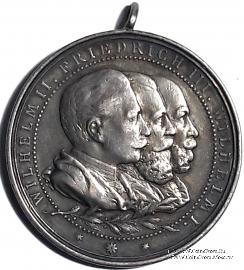 Медаль в память 1888 года - года трех императоров. Германия
