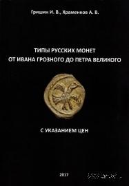 Типы русских монет от Ивана Грозного до Петра Великого