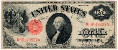 1 доллар США 1917 г.