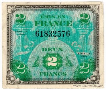2 франка 1944 г.