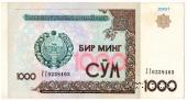 1.000 сумов 2001 г. 