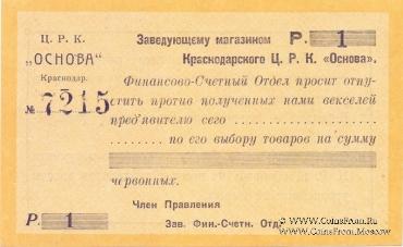 1 рубль 1923 г. (Краснодар)