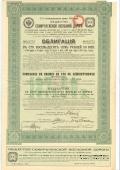 Облигация Общества Семиреченской ЖД 1913 г.