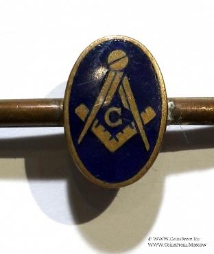 Заколка для галстука с символикой..