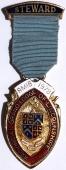 Знак RMIB 1978. STEWARD ROYAL MASONIC INSTITUTION FOR BOYS.  – Королевский Масонский институт для мальчиков.
