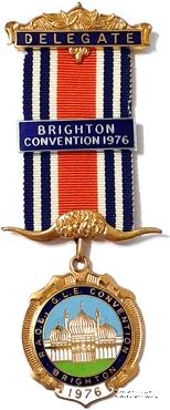Знак Конвенция 1976 г. Делегату.
