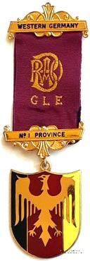 Знак Провинциальной Ложи RAOB в  Западной Германии