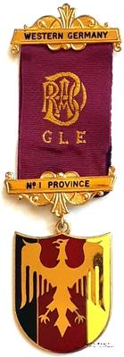 Знак Провинциальной Ложи RAOB в  Западной Германии
