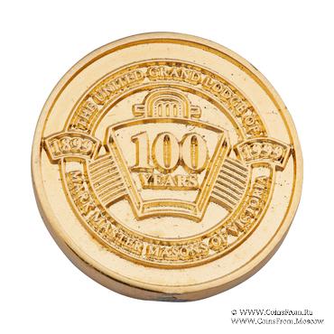 Английский Жетон Ложи Масонов Мастеров Метки 