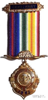 Знак 100-летие Ложи 