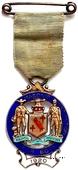 Знак RMIB 1920. STEWARD ROYAL MASONIC INSTITUTION FOR BOYS.  – Королевский Масонский институт для мальчиков.