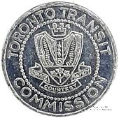 Жетон транспортный. Канада.
