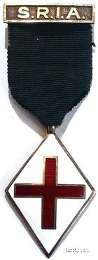 Знак I-IV степени Розенкрейцерского общества Англии.