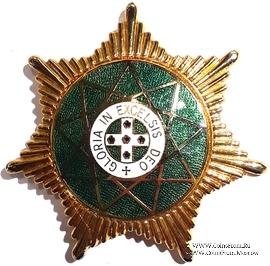 Нагрудная звезда члена Королевского ордена Шотландии.