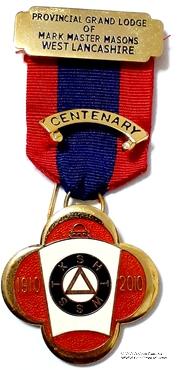 Знак 100-летия Ложи.