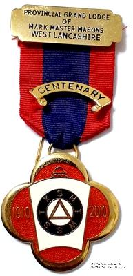 Знак 100-летия Ложи.