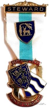 Знак MTGB 2000. STEWARD Masonic Trust for Girls and Boys.
