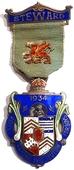 Знак RMIB 1934. STEWARD ROYAL MASONIC INSTITUTION FOR BOYS.  – Королевский Масонский институт для мальчиков.