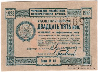 25 копеек 1923 г. БРАК