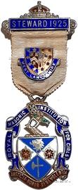 Знак RMIG 1925. STEWARD ROYAL MASONIC INSTITUTION FOR GIRLS – Королевский Масонский институт для девочек.