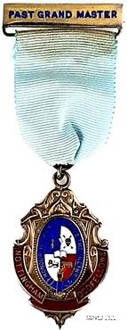 Знак PGM - Past Grand Master INDEPENDENT ORDER OF ODDFELLOWS MANCHESTER UNITY 