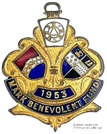 1953. Знак STEWARD Mark Benevolent Fund. 