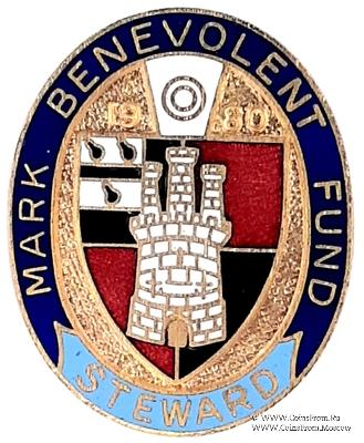1980. Знак STEWARD Mark Benevolent Fund. 
