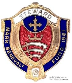 1981. Знак STEWARD Mark Benevolent Fund. 
