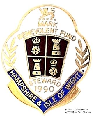 1990. Знак STEWARD Mark Benevolent Fund. 
