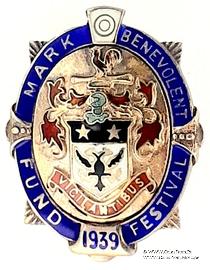 1939. Знак STEWARD Mark Benevolent Fund. 