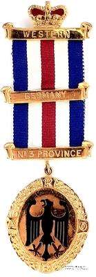 Знак Провинциальной Ложи RAOB в  Западной Германии