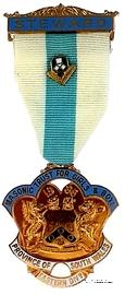 Знак MTGB 1986. STEWARD Masonic Trust for Girls and Boys.