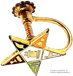 Знак Ордена Восточной звезды – The Order of the Eastern Star.