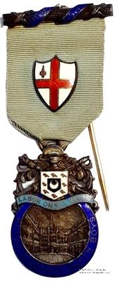 Знак RMIB 1914. STEWARD ROYAL MASONIC INSTITUTION FOR BOYS. – Королевский Масонский институт для мальчиков.