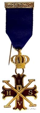 Знак 3 степени «Принц Масон» Масонского и военного ордена Красного Креста Константина