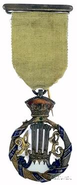 Знак RMIB 1898. STEWARD ROYAL MASONIC INSTITUTION FOR BOYS. – Королевский Масонский институт для мальчиков.