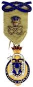 Знак RMIB 1907. STEWARD ROYAL MASONIC INSTITUTION FOR BOYS. – Королевский Масонский институт для мальчиков.