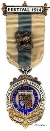 Знак RMIG 1914. STEWARD ROYAL MASONIC INSTITUTION FOR GIRLS.  – Королевский Масонский институт для девочек.