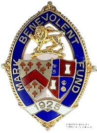1925. Знак STEWARD Mark Benevolent Fund. 